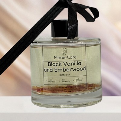 Black Vanilla & Emberwood Reed Diffuser – 200ml