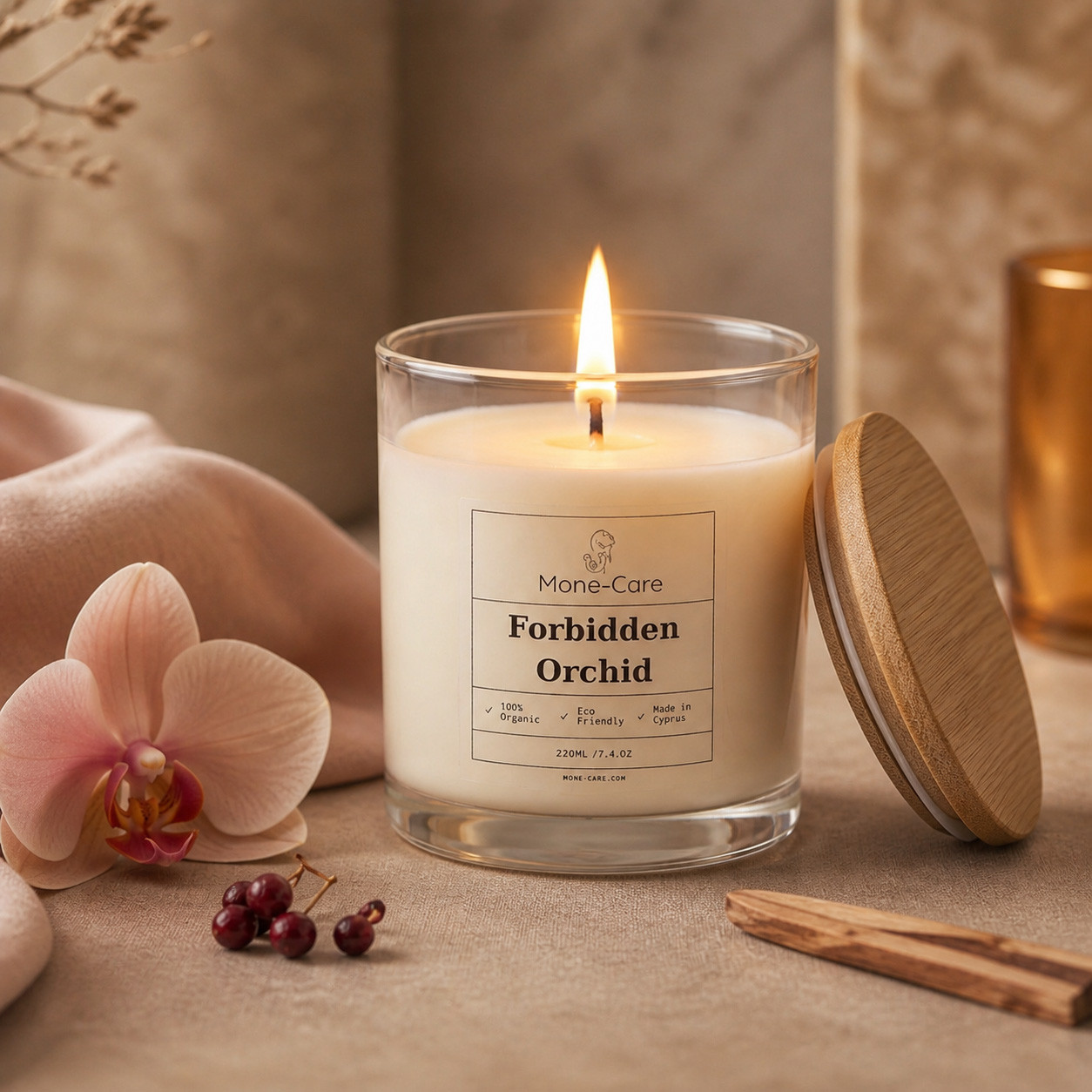 Candle Forbidden Orchid